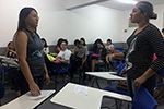 Aula prática em Libras