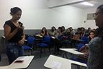 Aula prática em Libras