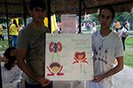 Alunos de Fisioterapia participam de Ação Comunitária no Parque Poticabana