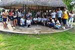 Alunos de Fisioterapia participam de Ação Comunitária no Parque Poticabana